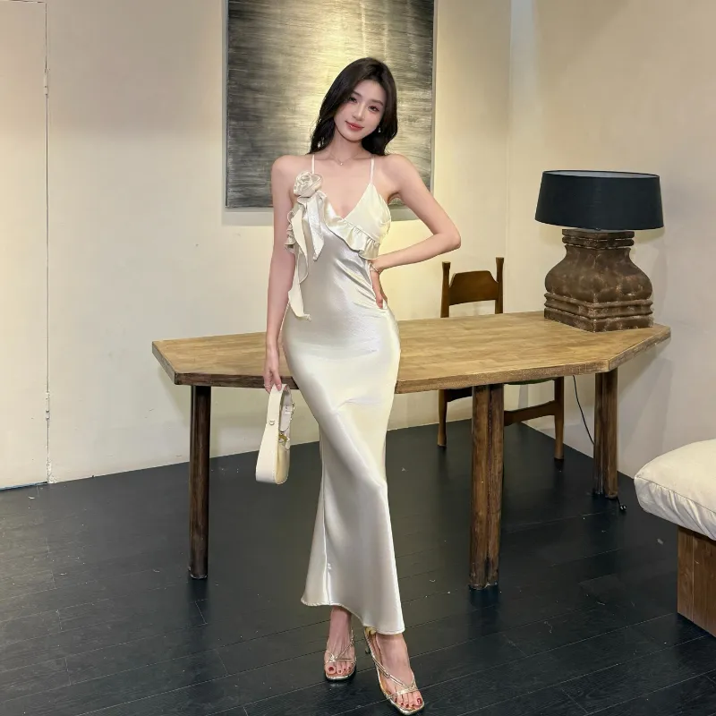 Mu Xiao Xin Slip Dresses Women's-8