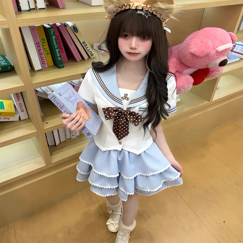 Mu Xiao Xin Two Piece Skirt Sets Women's-7