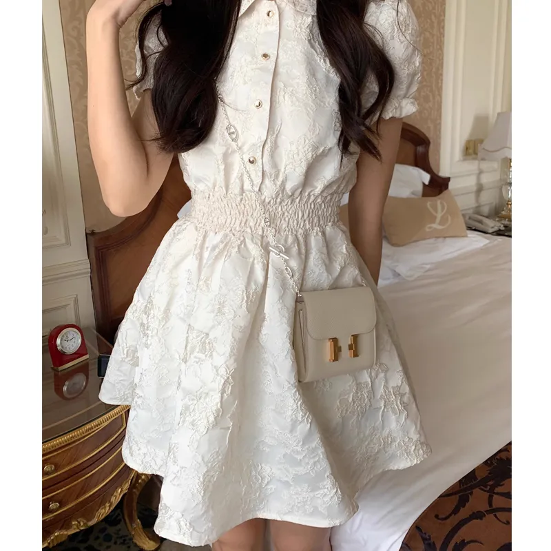 Mu Xiao Xin Short Sleeved Dress Women's-4