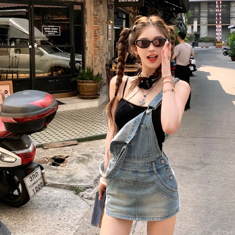 Mu Xiao Xin Slip Dresses Women's-3