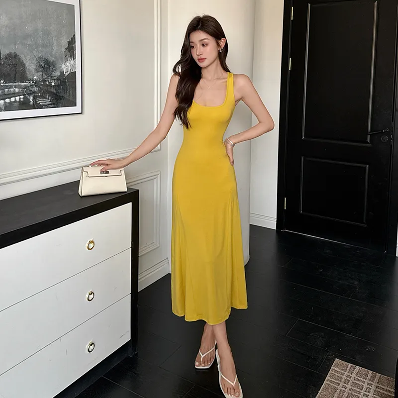Mu Xiao Xin Sleeveless Dress Women's-4