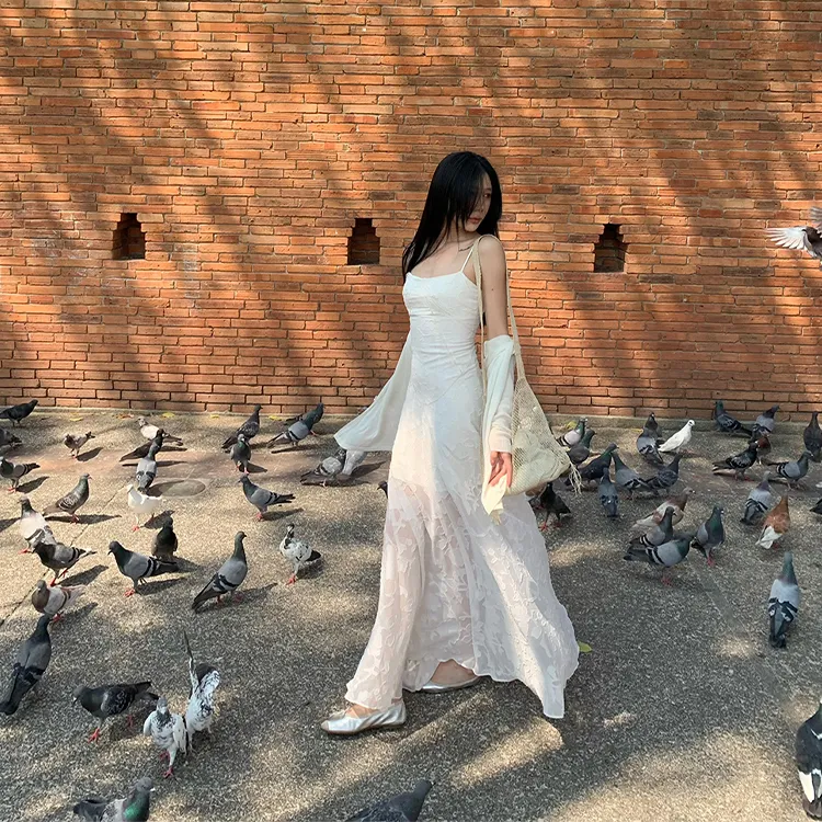 Mu Xiao Xin Slip Dresses Women's-11