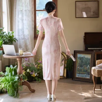 Mu Xiao Xin Cheongsams Women's Pink