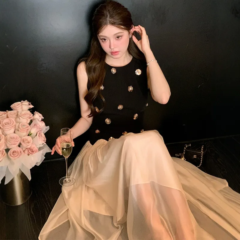 Mu Xiao Xin Sleeveless Dress Women's-4