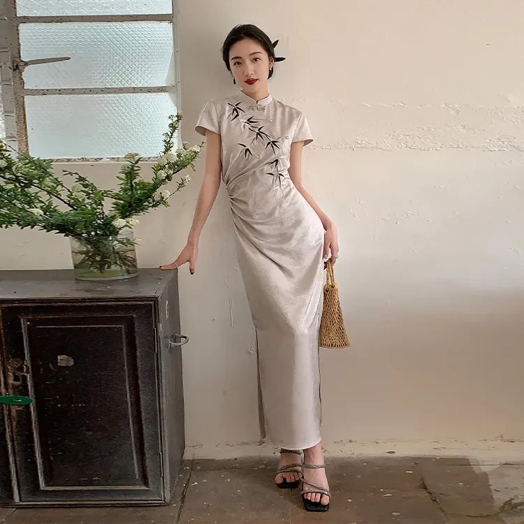 Mu Xiao Xin Short Sleeved Dress Women's-1