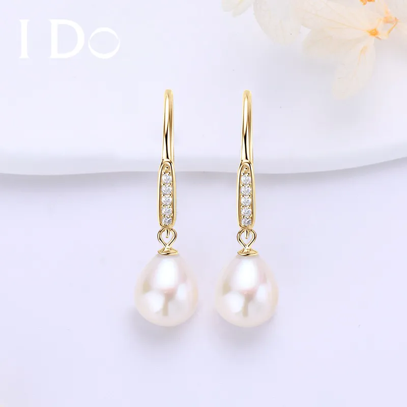 I Do Freshwater Pearl Earrings Women's-4