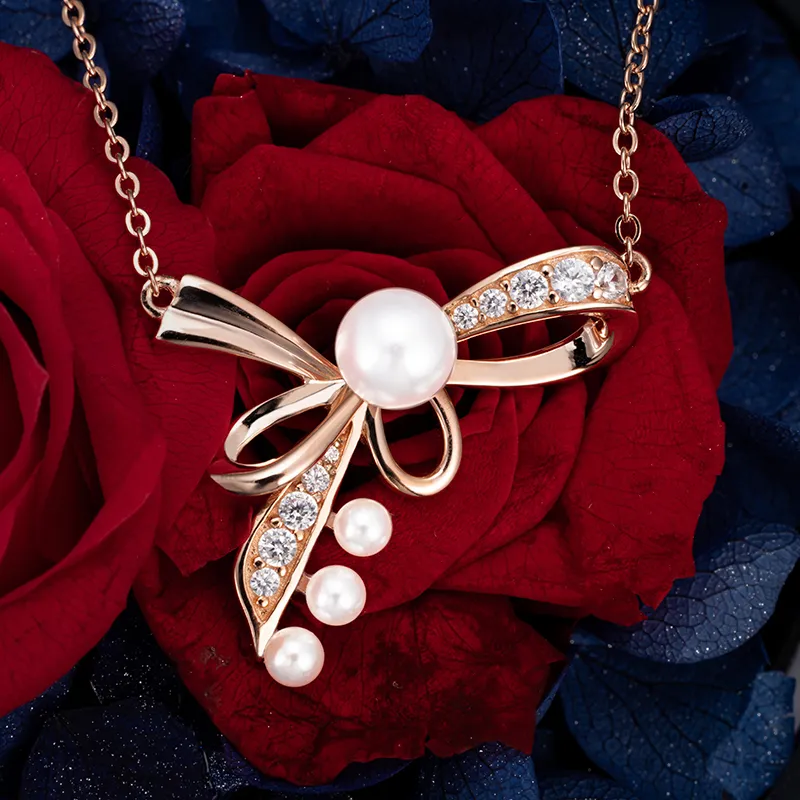 I DO Pearl Necklaces Women's-2