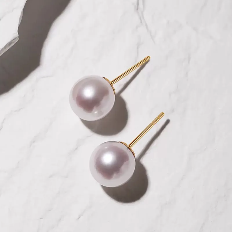 I Do Pearl Stud Earrings Women's-2