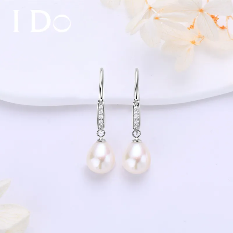 I Do Freshwater Pearl Earrings Women's-9