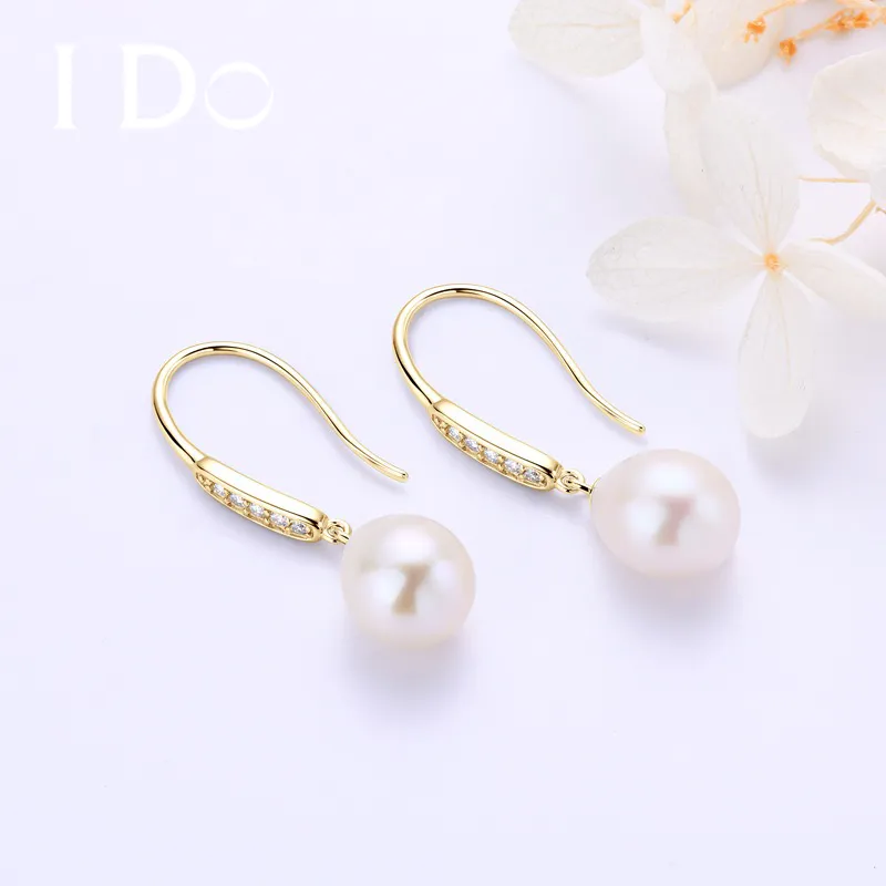 I Do Freshwater Pearl Earrings Women's-3