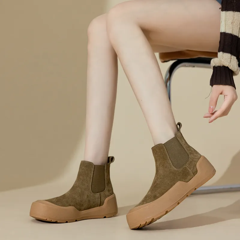D FUSE SCANDINAVIA Short Chelsea Boots Women's-6