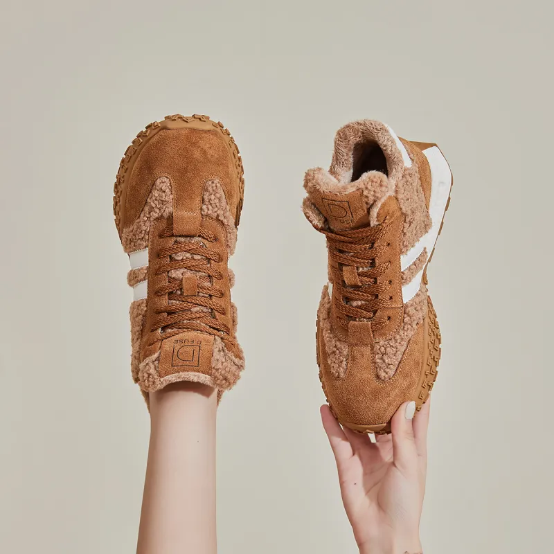D FUSE SCANDINAVIA Thermal High Top Chunky Sneakers Women's-7