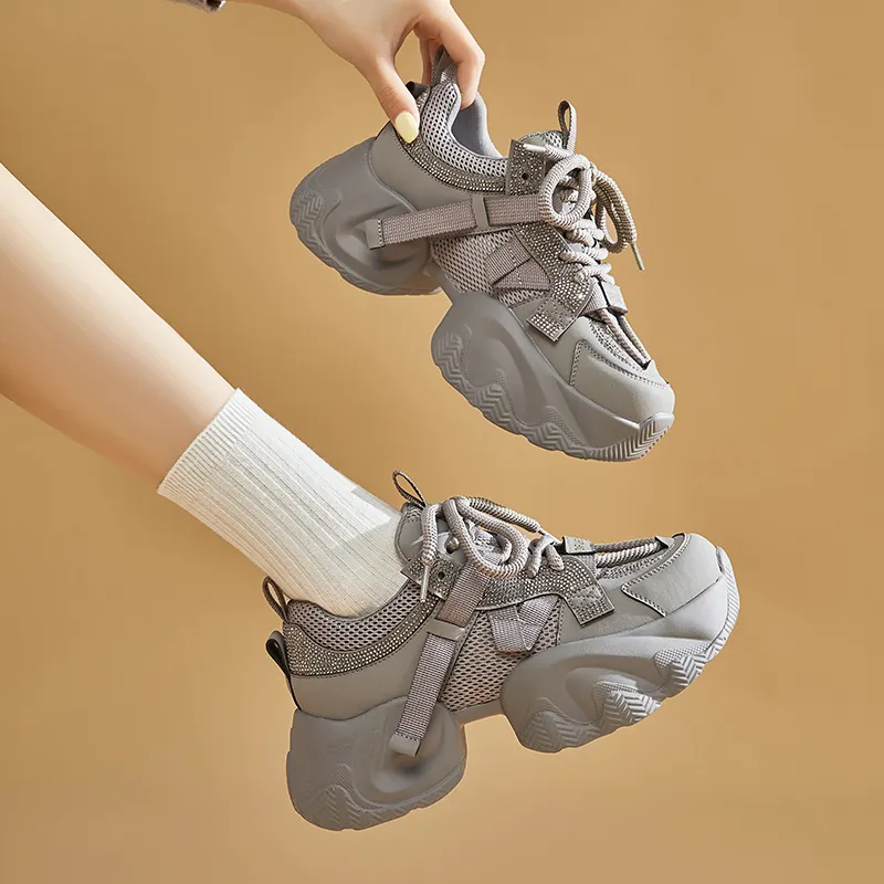 D FUSE SCANDINAVIA Lightweight Low Top Chunky Sneakers Women's-13