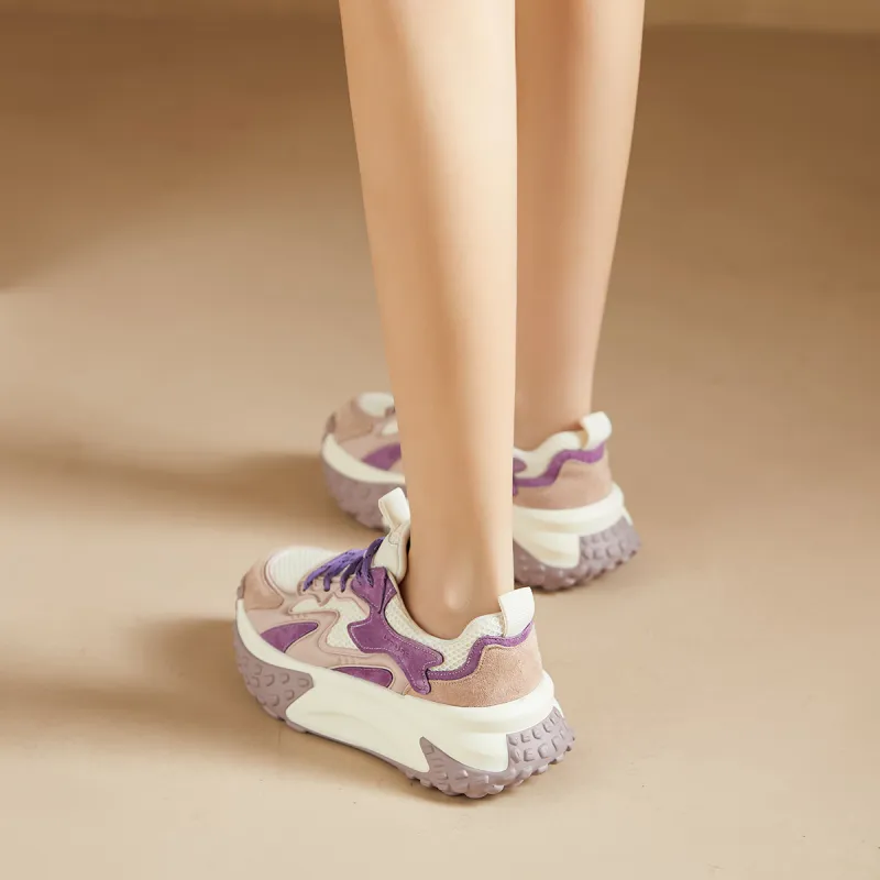 D FUSE SCANDINAVIA Low Top Chunky Sneakers Women's-9