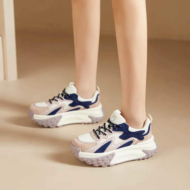 D FUSE SCANDINAVIA Low Top Chunky Sneakers Women's-3