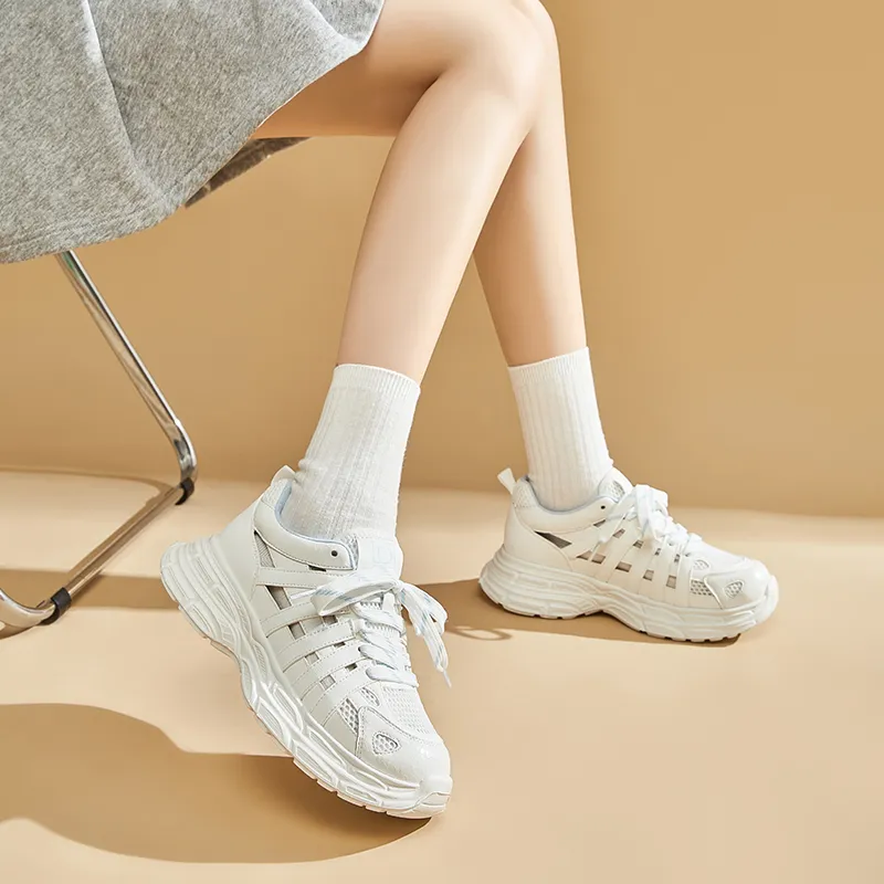 D FUSE SCANDINAVIA Lightweight Low Top Chunky Sneakers Women's-10
