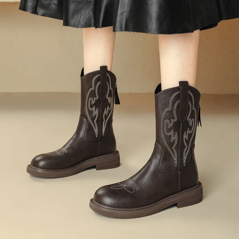 D FUSE SCANDINAVIA Ankle Boots 3.5cm Women's-9