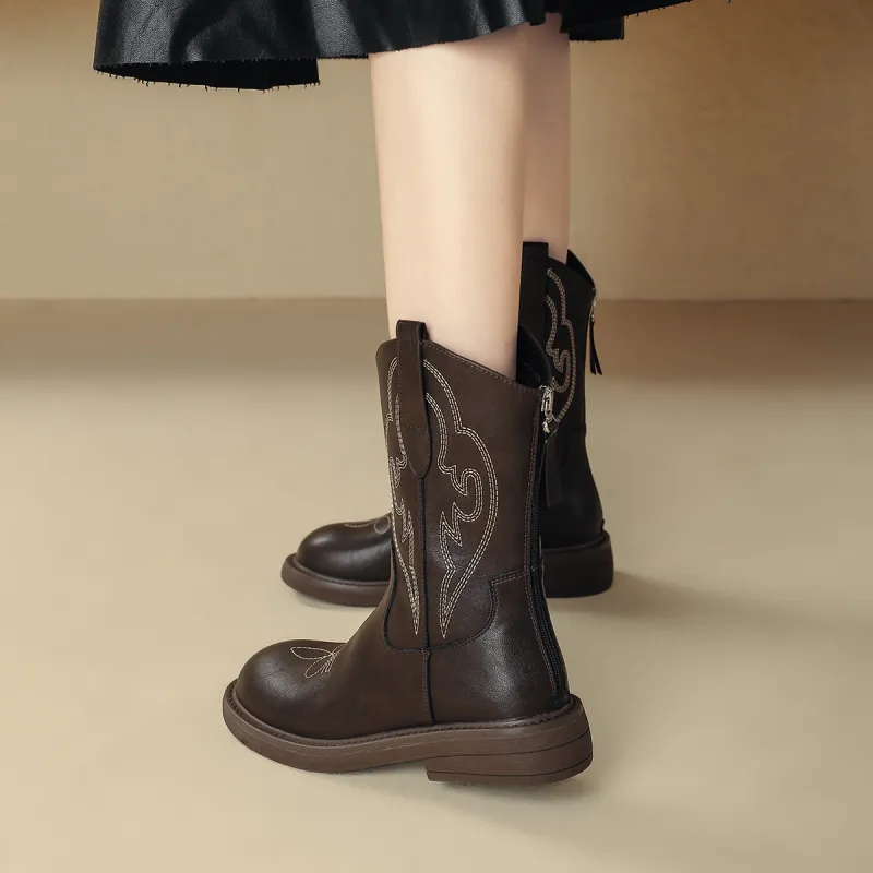 D FUSE SCANDINAVIA Ankle Boots 3.5cm Women's-8