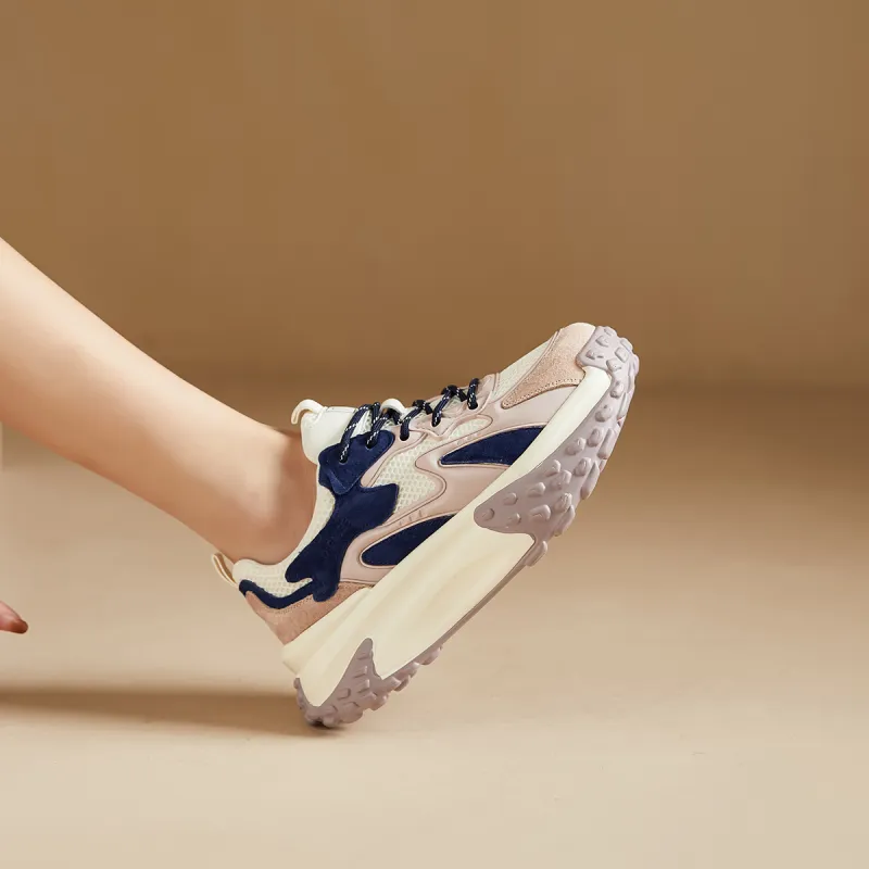 D FUSE SCANDINAVIA Low Top Chunky Sneakers Women's-5