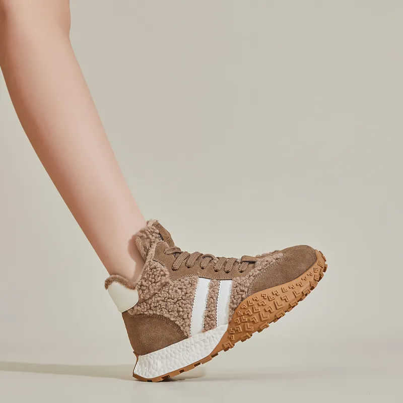 D FUSE SCANDINAVIA Thermal High Top Chunky Sneakers Women's-12