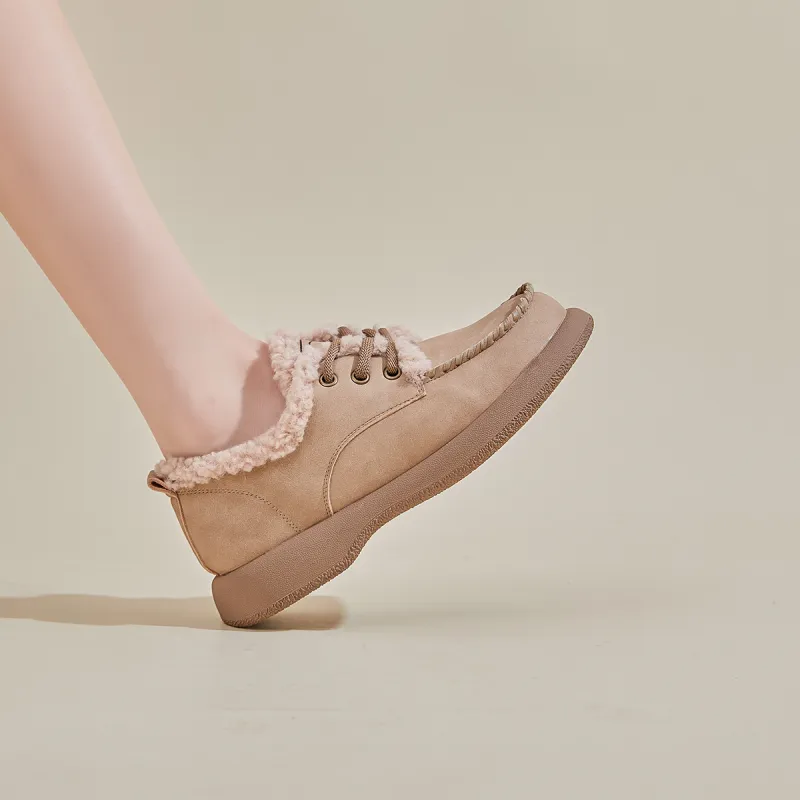 D FUSE SCANDINAVIA Thermal Cushioning Height Increasing Slip Resistant Low Top Casual Shoes Women's-2