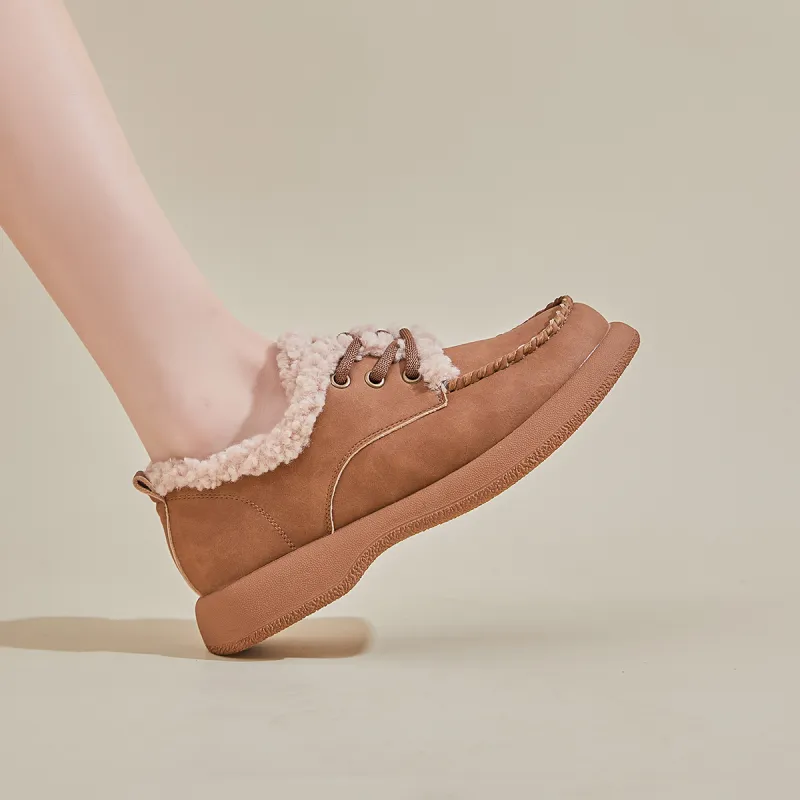 D FUSE SCANDINAVIA Thermal Cushioning Height Increasing Slip Resistant Low Top Casual Shoes Women's-4