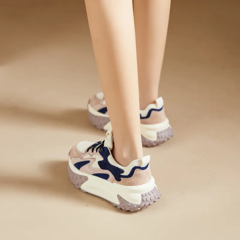 D FUSE SCANDINAVIA Low Top Chunky Sneakers Women's-2
