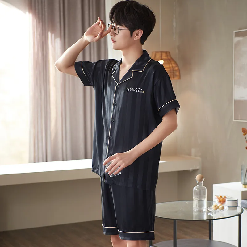 Cotton Gene Men Pajama Sets-4