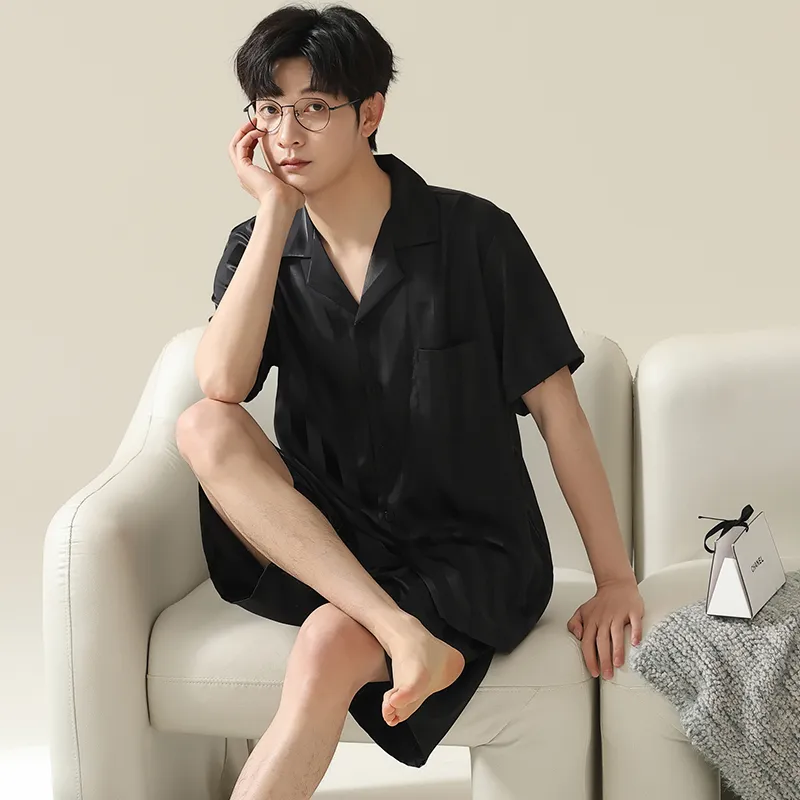Cotton Gene Men Pajama Sets-5