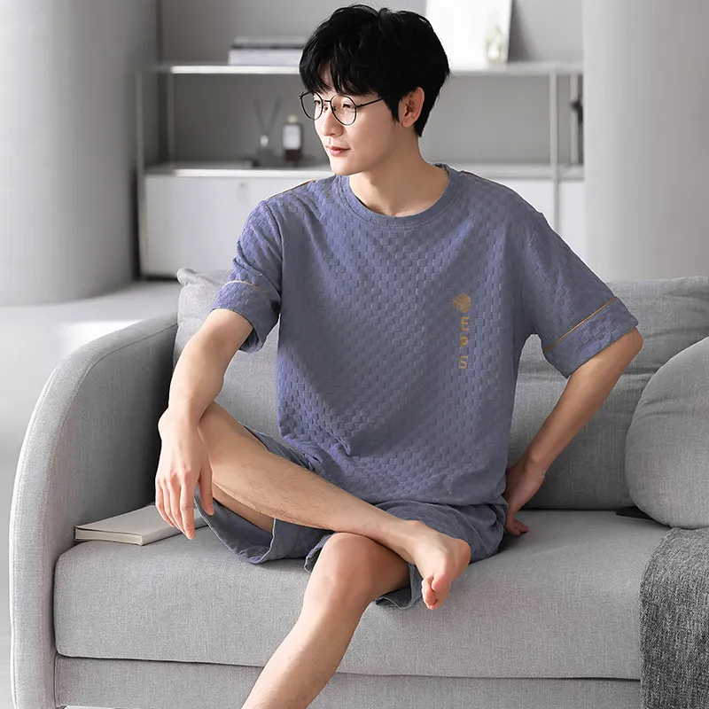 Cotton Gene Men Pajama Sets-5