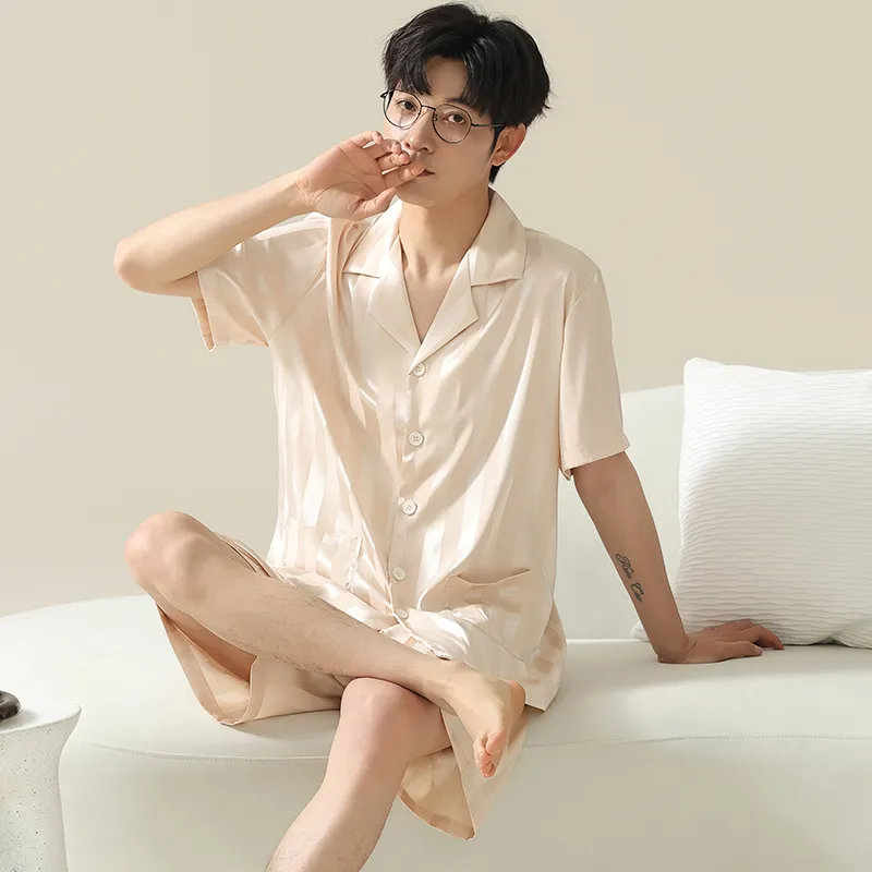 Cotton Gene Men Pajama Sets-5