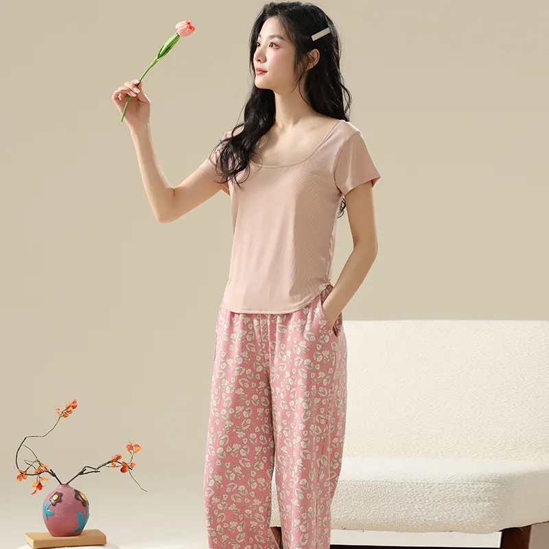 Cotton Gene Women's Pajama Sets-1