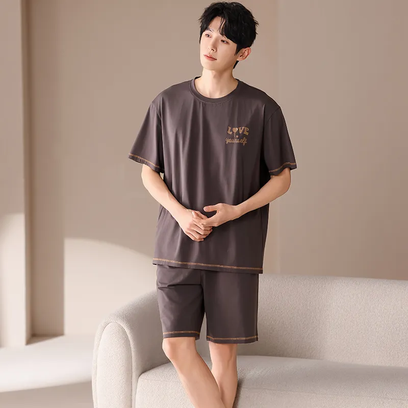 Cotton Gene Men Pajama Sets-1