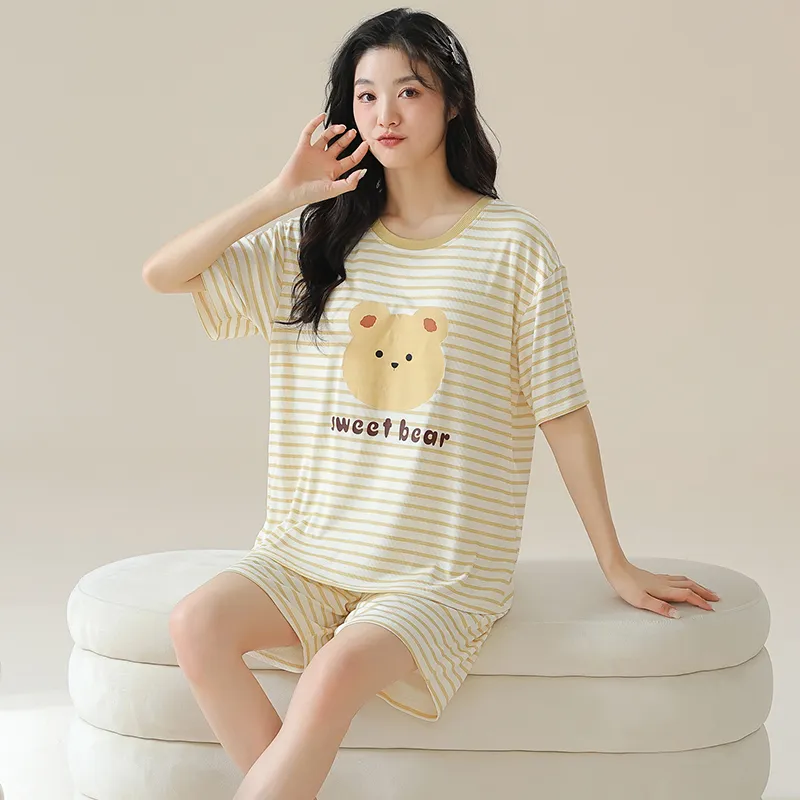 Cotton Gene Women's Pajama Sets-5