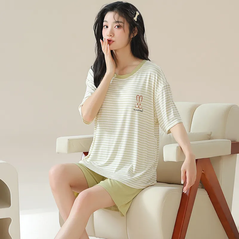 Cotton Gene Women's Pajama Sets-7
