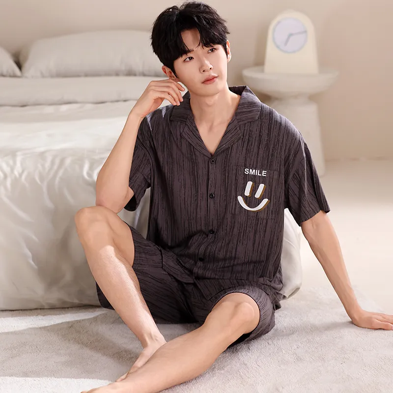 Cotton Gene Men Pajama Sets-2
