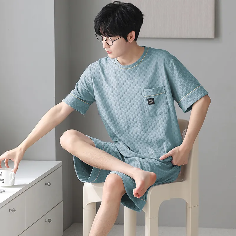 Cotton Gene Men Pajama Sets-4