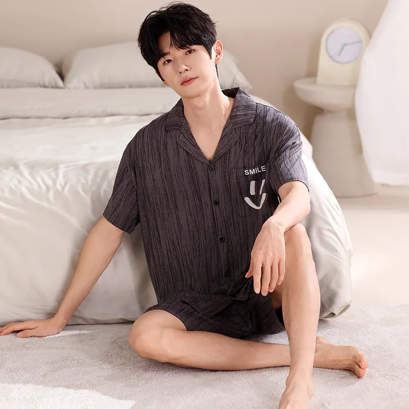 Cotton Gene Men Pajama Sets-1