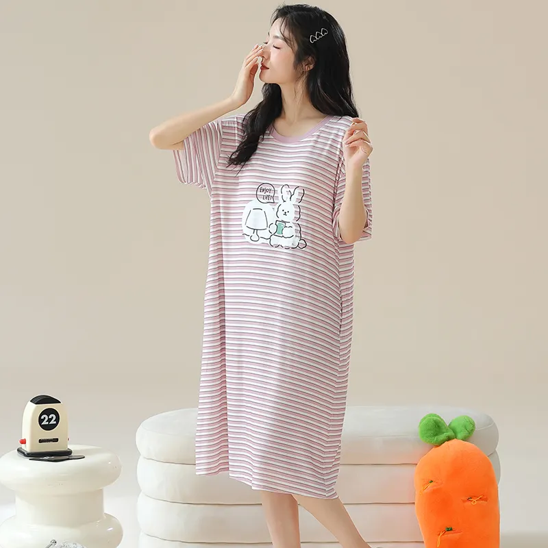 Cotton Gene Women's Nightgowns-5