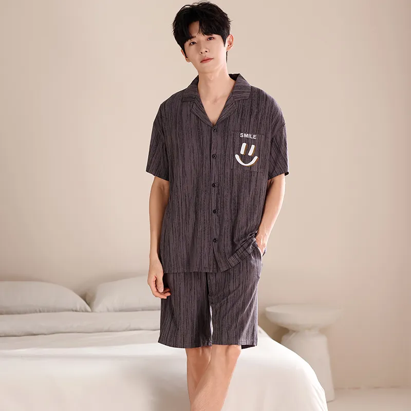 Cotton Gene Men Pajama Sets-5