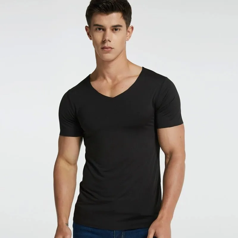 Cotton Gene Undershirt Men's Black-1