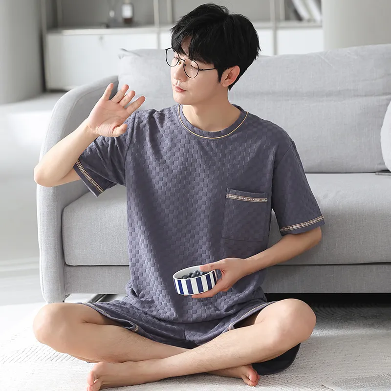 Cotton Gene Men Pajama Sets-4