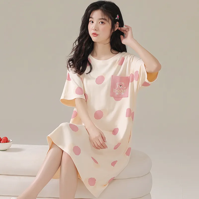 Cotton Gene Women's Nightgowns-3