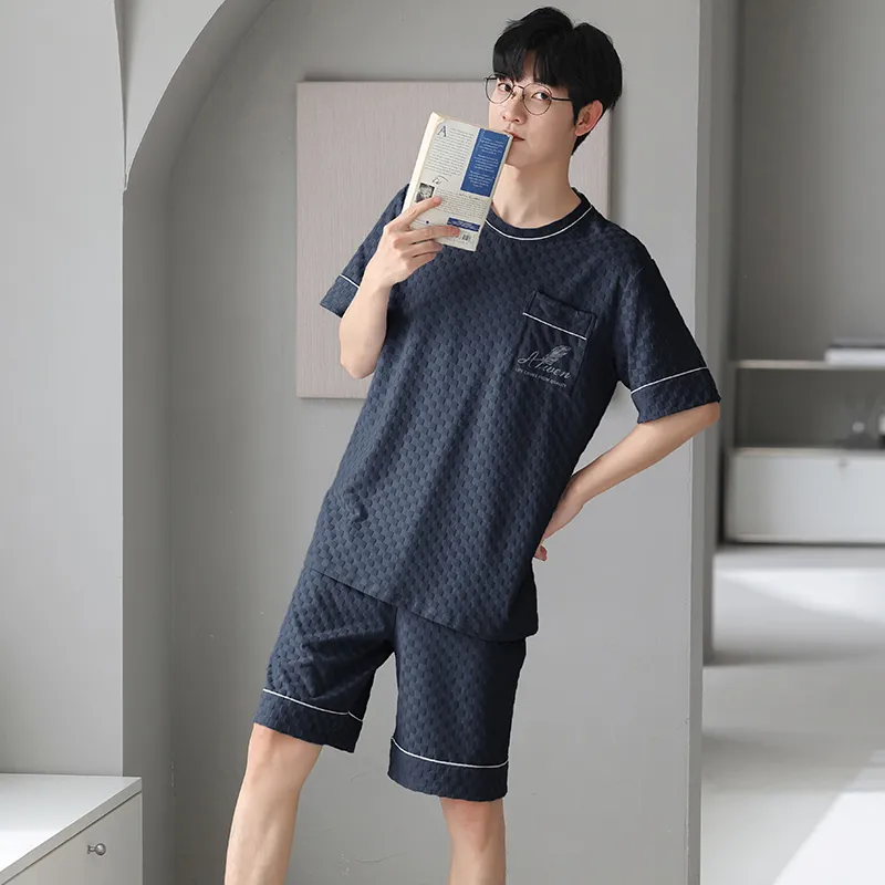 Cotton Gene Men Pajama Sets-1