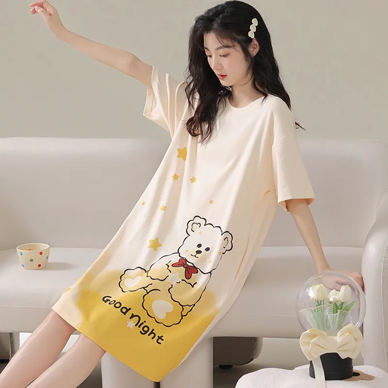 Cotton Gene Women's Nightgowns-2