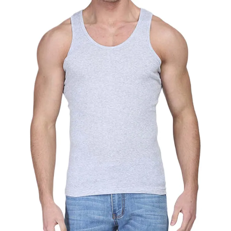 Cotton Gene Men Tank Tops-4