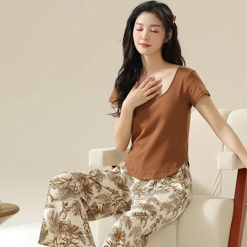 Cotton Gene Women's Pajama Sets-5