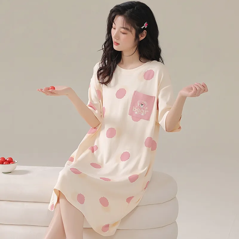 Cotton Gene Women's Nightgowns-5