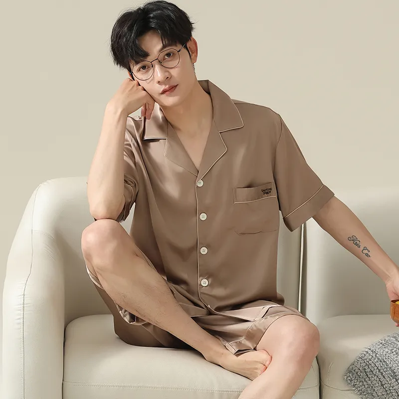 Cotton Gene Men Pajama Sets-4