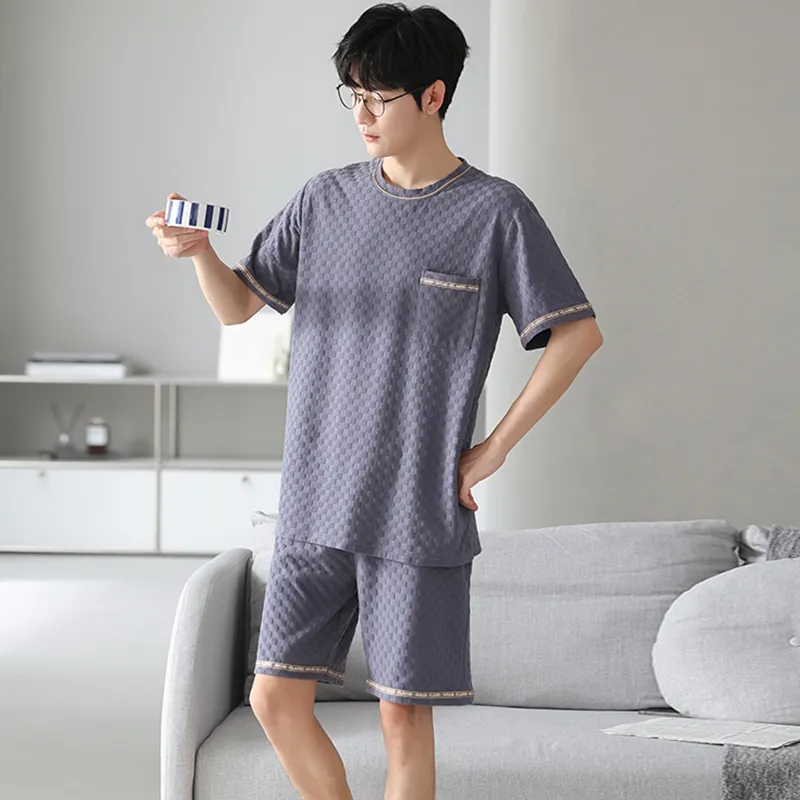 Cotton Gene Men Pajama Sets-1
